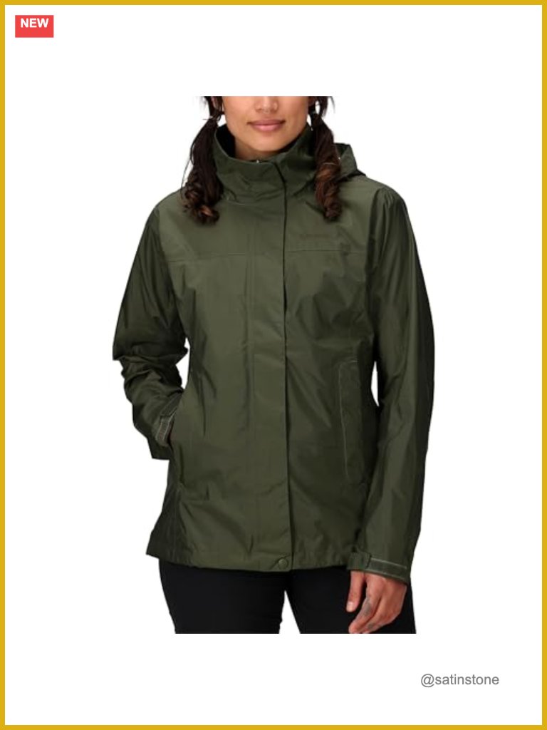 Lightweight Waterproof Rain Jacket With Pit Zips And Hood